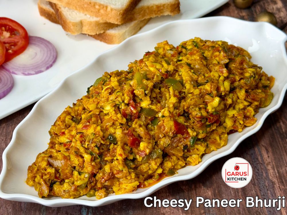 Cheesy Paneer Bhurji Recipe | Street Style Paneer Bhurji Recipe