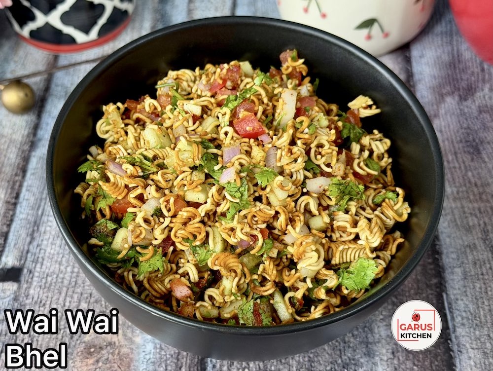 wai wai bhel recipe
