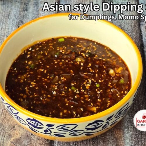 Asian Style Dipping Sauce Recipe for Dumplings, Momos, Spring Rolls
