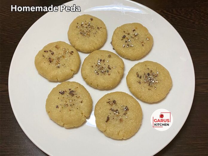 Quick Homemade Khoya Peda Recipe Using Leftover Malai Mawa