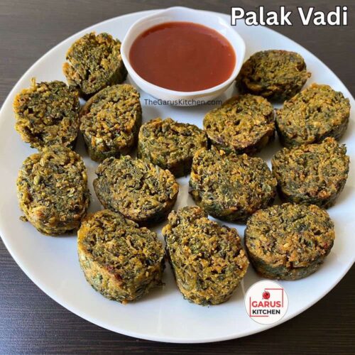 Palak vadi recipe