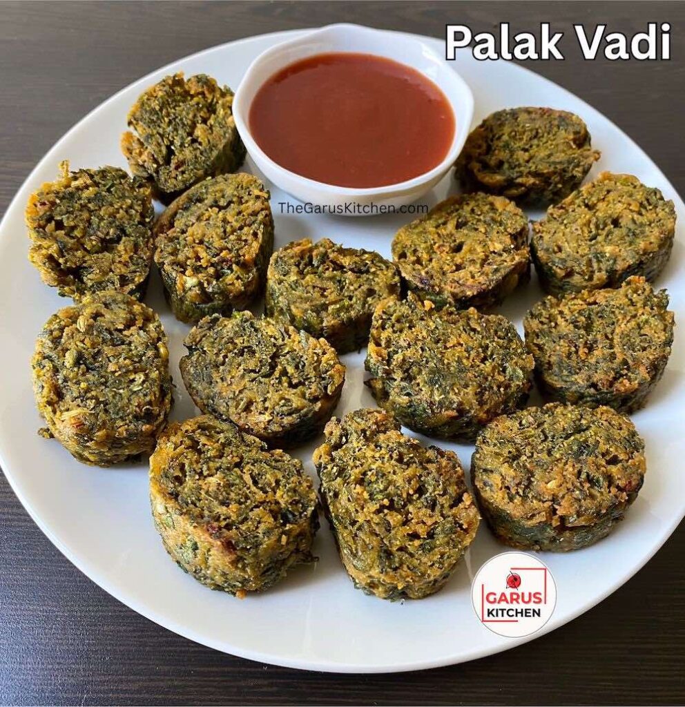 Palak vadi recipe