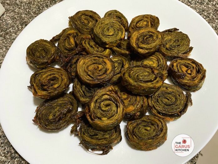 arbi ke patode recipe | taro leaves roll | rikwach recipe | colocasia leaves roll recipe