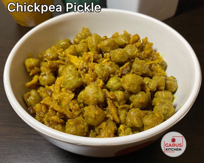 Chickpea Pickle Recipe | Chole Ka Achar | Kabuli Chana Pickle Recipe
