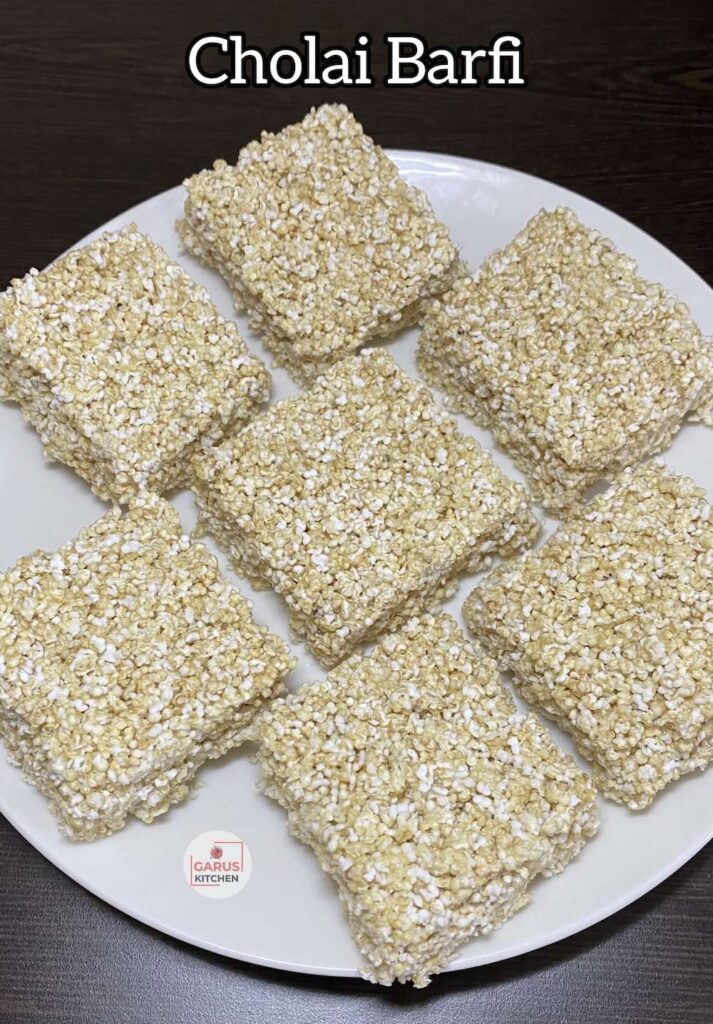 Cholai Barfi Recipe | Rajgira Barfi Recipe | amaranth barfi recipe