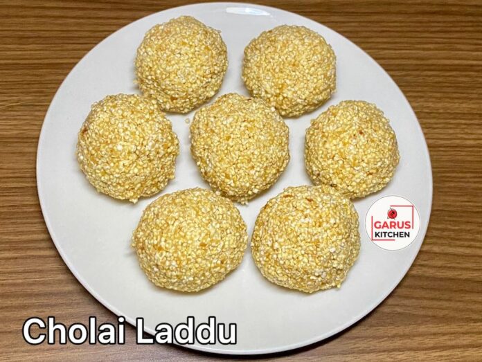 Cholai Laddu Recipe | Rajgira Laddu Recipe | Easy Vrat Sweet