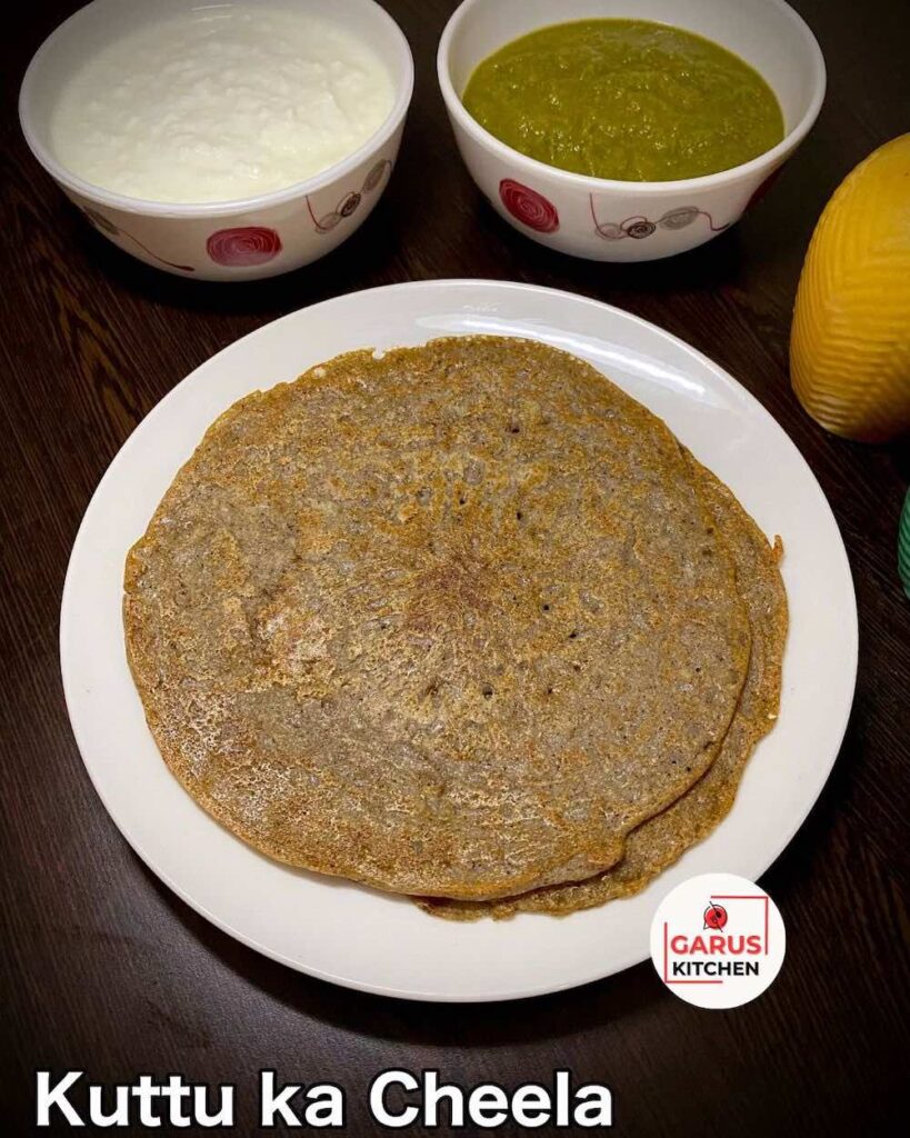 Kuttu Cheela Recipe | Kuttu Pancakes Recipe | Vrat ka Chilla