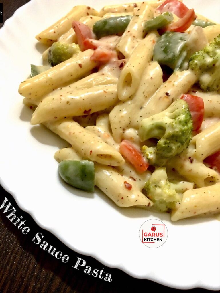 Béchamel Sauce Veggie Pasta Recipe | Pasta in White Sauce Recipe