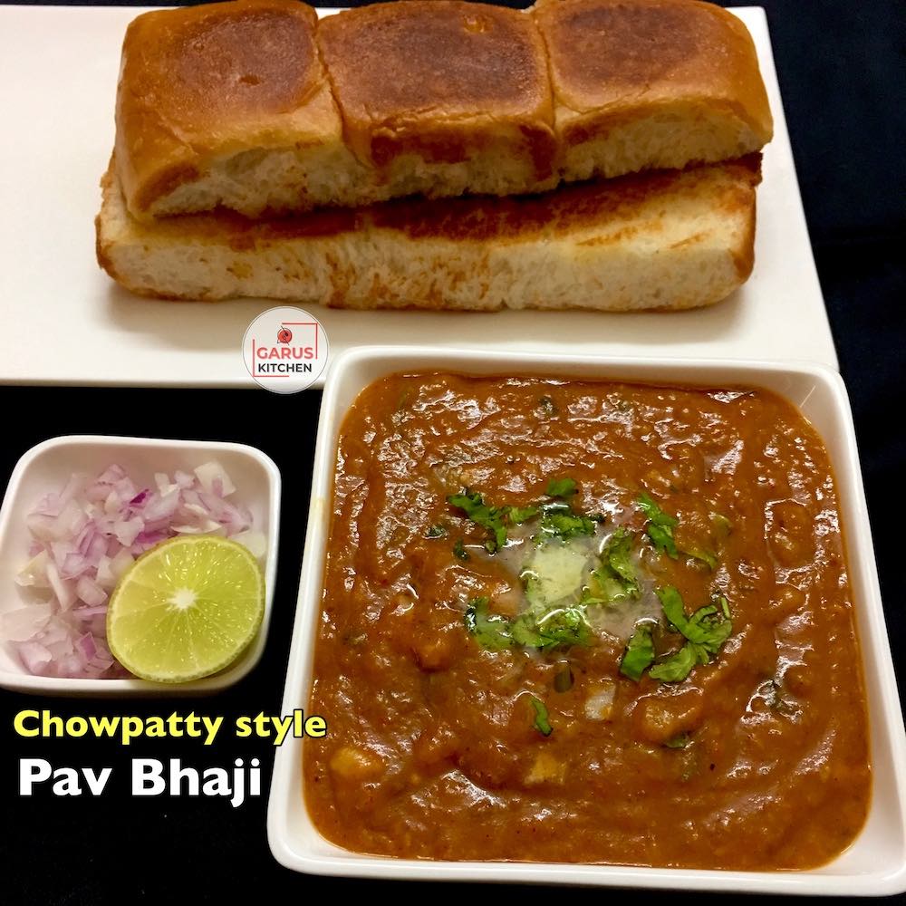 Mumbai Style Pav Bhaji Recipe | Bombay Bhaji Pav Recipe | Pav Bhaji Recipe Street style